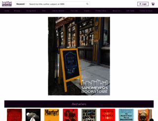 sandmeyersbookstore.com screenshot