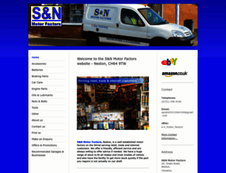 sandnmotorfactors.co.uk screenshot