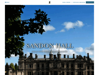 sandonhall.co.uk screenshot