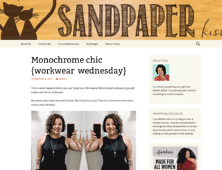 sandpaperkissesblog.com screenshot