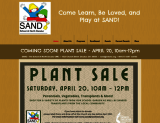 sandpreschool.org screenshot