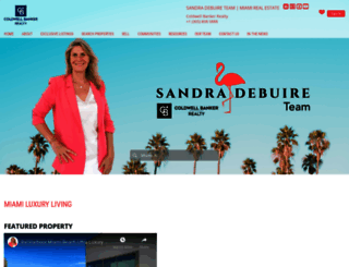 sandradebuire.com screenshot