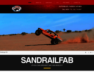 sandrailfab.com screenshot