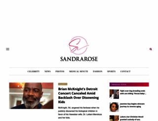 sandrarose.com screenshot