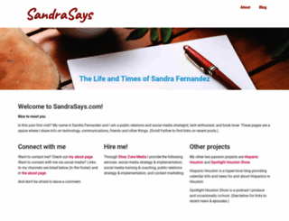 sandrasays.com screenshot