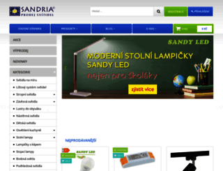 sandria.cz screenshot