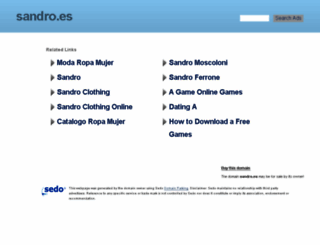 sandro.es screenshot