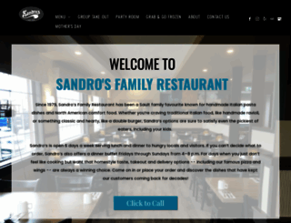 sandrosrestaurant.ca screenshot