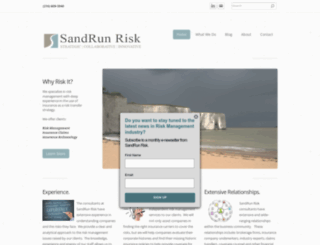 sandrunrisk.com screenshot