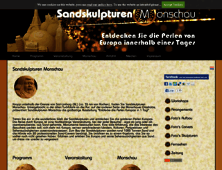 sandskulpturenmonschau.de screenshot