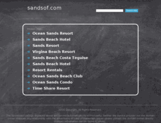 sandsof.com screenshot