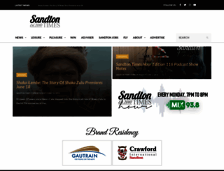 sandtontimes.co.za screenshot