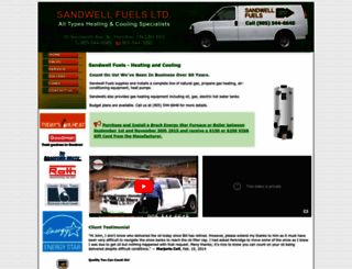 sandwellfuels.ca screenshot
