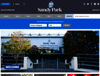 sandy-park.co.uk screenshot