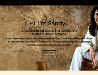sandygrason.com screenshot