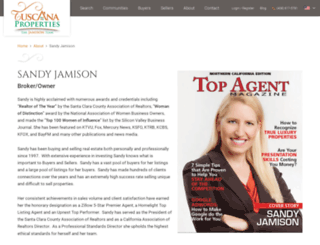 sandyjamison.com screenshot
