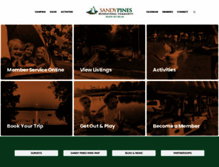 sandypines.com screenshot