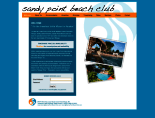 sandypointbeachclub.com screenshot