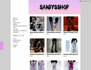 sandysshop.storenvy.com screenshot
