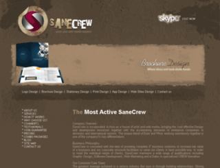 sanecrew.com screenshot