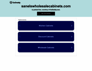 sanelswholesalecabinets.com screenshot