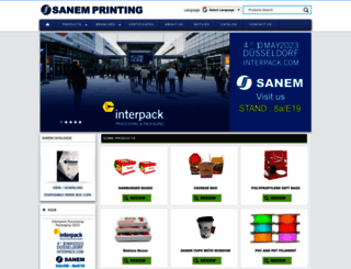 sanemprinting.com screenshot