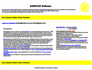 sanface.com screenshot