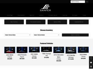 sanfer-sports-cars.ebizautos.com screenshot