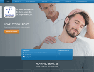 sanfilippochiropractic.org screenshot