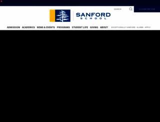 sanfordschool.org screenshot