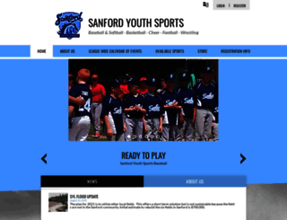 sanfordyouthleague.com screenshot
