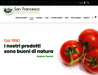 sanfrancescobio.com screenshot