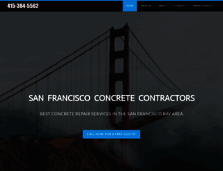 sanfranciscoconcretecontractors.com screenshot