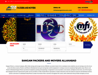 sangammovers.com screenshot