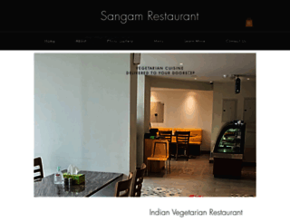 sangamrestaurants.com screenshot