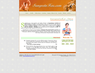 sangeetakar.com screenshot
