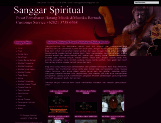 sanggarspiritual.com screenshot
