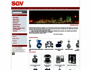 sangongvalve.com screenshot