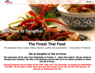 sangthai.co.uk screenshot