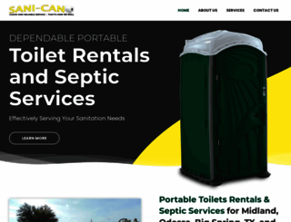 sani-cans.com screenshot
