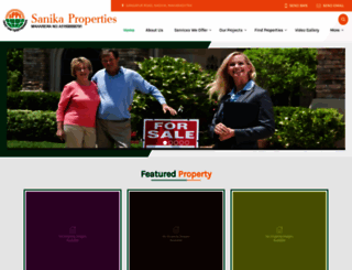 sanikaproperties.com screenshot