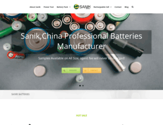 sanikbatteries.com screenshot