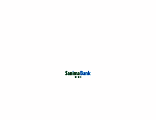 sanimabank.com screenshot