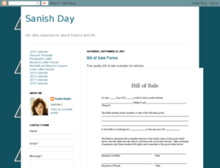 sanishday.blogspot.com screenshot