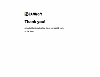 sanisoft.com screenshot