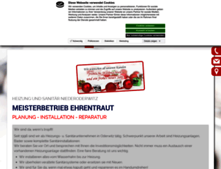 sanitaer-ehrentraut.de screenshot