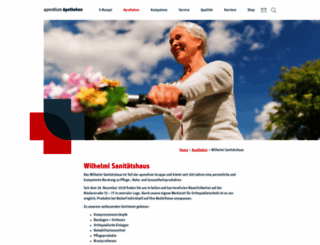 sanitaetshaus-wilhelmi.de screenshot