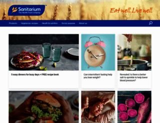 sanitarium.com.au screenshot