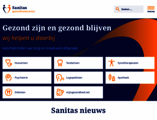 sanitas.nl screenshot