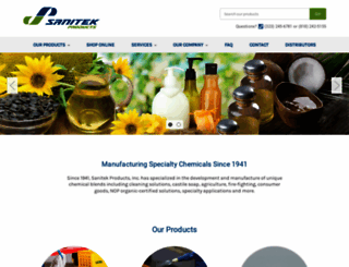 sanitek.com screenshot